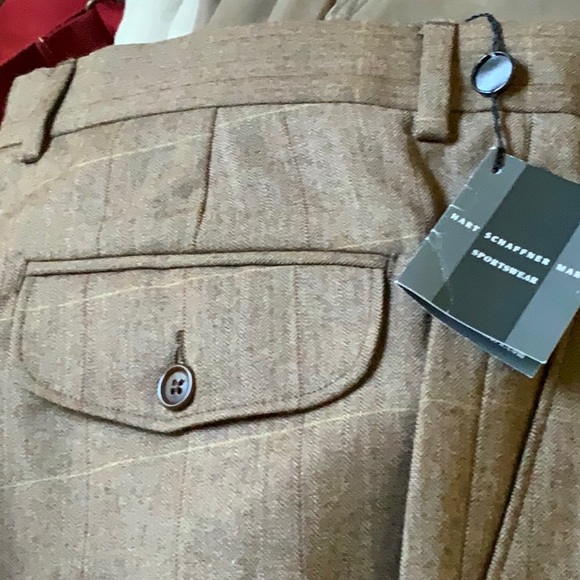 NWT! Hart, Schaffner and Marx Men’s Pleated Pants. Size 36. - Picture 7 of 8